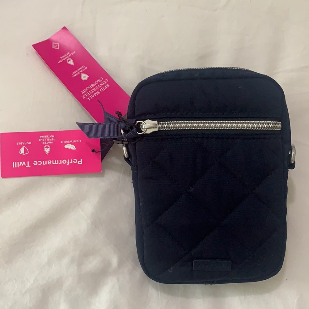 Vera Bradley RFID Small Convertible Crossbody Bag in Performance Twill